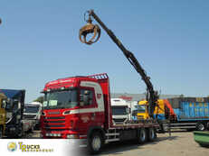 Grues mobiles Scania R730 V8 + Euro 5 + Loglift 115Z + 6X4 + DISCOUNTED from 56.950,-
