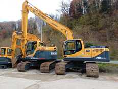 Hydraulic Excavators Hyundai R210LC-9, Long Reach