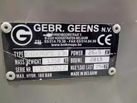 Chargeuse sur pneus 2015 Knikmops 130 Wheel loader (10)