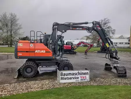 Escavatori gommati 2022 Atlas 150W mit schwerem Kontergewicht! (1)