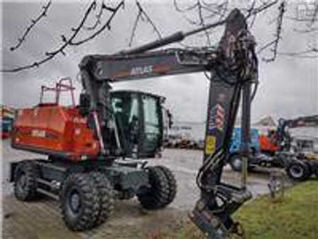 Escavatori gommati 2019 Atlas 190W mit OilQuick OQ70/55 (6)