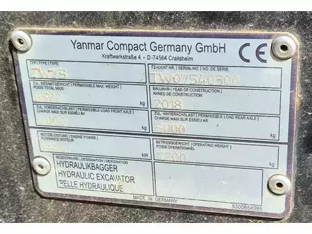 Mobiele graafmachines 2018 Yanmar Schaeff TW75 (10)