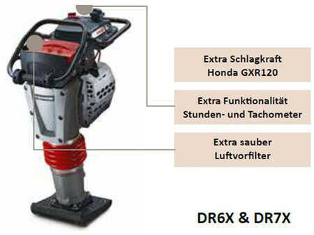 Kompaktory do odpadów 2024 Dynapac DR7X (68kg / 280mm / 17kN) (7)