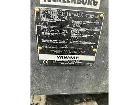 Minibagger 2023 Yanmar SV100-2A 2PB Verstellausleger Powertilt HS08 (10)