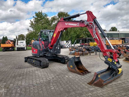 Minibagger 2022 Yanmar Vio80-1A Nullheck Mono mit HS08 (1)