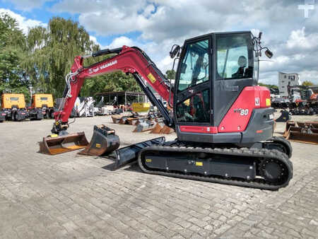 Minibagger 2022 Yanmar Vio80-1A Nullheck Mono mit HS08 (3)