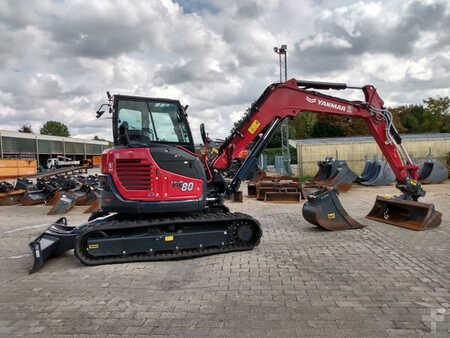 Minibagger 2022 Yanmar Vio80-1A Nullheck Mono mit HS08 (6)