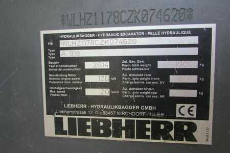 Liebherr A 918 - OilQuick OQ 65 Nr.: 620