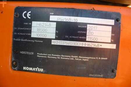 Hjulgraver 2017 Komatsu PW160-10 - ATM - Austauschmotor - Nr.: 148 (2)