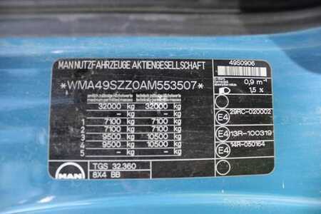 Camiónes hormigoneras 0 MAN TGS 32.360 8x4 BB STETTER 9 m³ AP Achse Nr.: 507 (3)