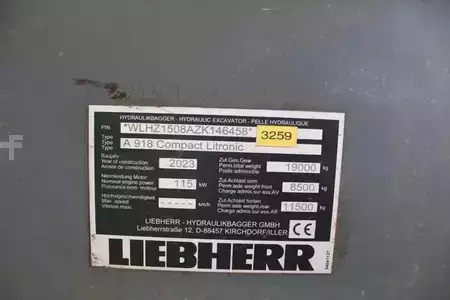 Mobilbagger 2023 Liebherr A 918 Compact - Nr.: 458 (2)
