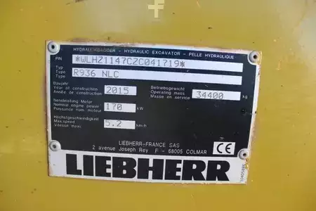 Kedjegraver 2015 Liebherr R936 NLC (2)