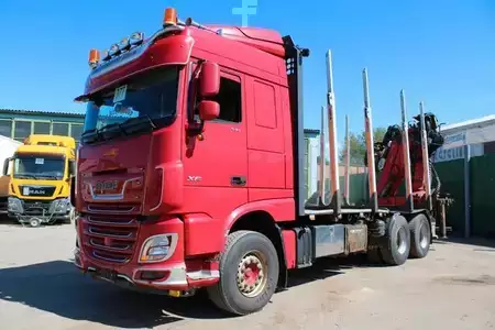 Náklaďák 0 DAF XF 530 6x4 HOLZ KRAN PALFINGER EPSILON Nr: 377 (1)