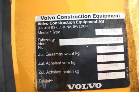 Hjullastare 2014 Volvo L120G - Greifschaufel - Nr.: 320 (3)
