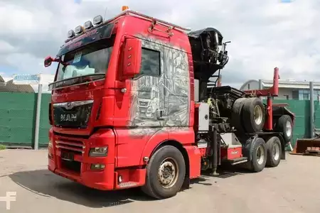 Lastkraftwagen 0 MAN TGX 26.640 6x4 LANGHOLZZUG PALFINGER KRAN Nr 022 (1)