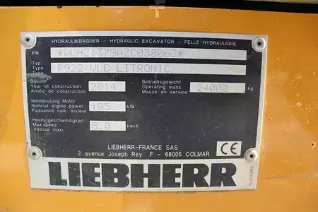 Rigid Backhoe Loader 2014 Liebherr R922 WLC VERSTELLAUSLEGER Nr.: 063 (2)