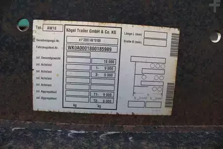 Trailer 0 Kögel AW 18 - JUMBO - SAF Achsen - Nr.: 989 (3)