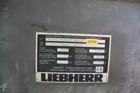 Mobil gravemaskin 2023 Liebherr A 918 Compact - Nr.: 458 MIETE (9)