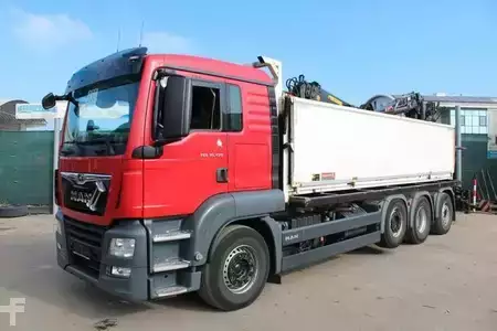 Lastkraftwagen 0 MAN TGS 35.470 8x2 BL KRAN LOGLIFT F J 2640 Nr: 855 (4)