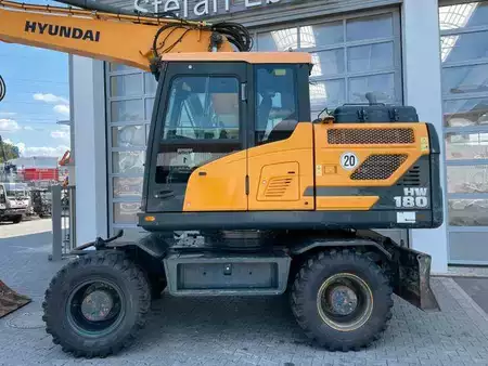 Mobil grävmaskin 2020 Hyundai HW 180 / 6.102h / Tieflöffel / OQ70/55 / Klima (6)
