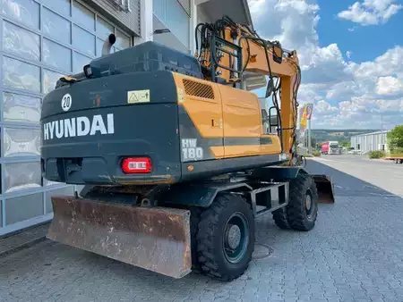 Mobil gravemaskin 2018 Hyundai HW 180 / 3.054h / hydr. Grabenräumer / Klima (4)