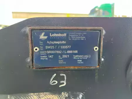 Osprzęt 2021 Lehnhoff MS21 MS25 Adapterplatte / MS25 MS21 Schraubadapter (12)
