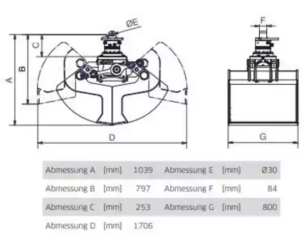 Work Tools 0 DMS VG9080 Verladegreifer / NEU / lagernd (11)