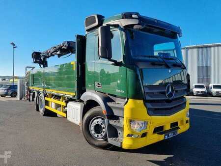 Mercedes-Benz Antos 2542 LL 6x2 Baustoffpritsche Kran Hiab 177