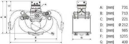 Altri 0 DMS SG6040 Grabgreifer Sortiergreifer / NEU (12)