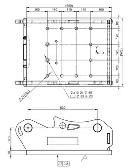 Vedlegg 0 OilQuick OQ65 Adapterplatte für Westtech & mehr / NEU (12)