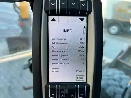 Mobiele graafmachines 2022 Hydrema MX14G / OilQuick OQ65 / 4x Löffel / 1.655h /2022 (19)