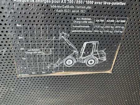 Carregadeira de rodas 2022 Mecalac AX850 / nur 671h / 11.2022 / Gabel / Schaufel (15)