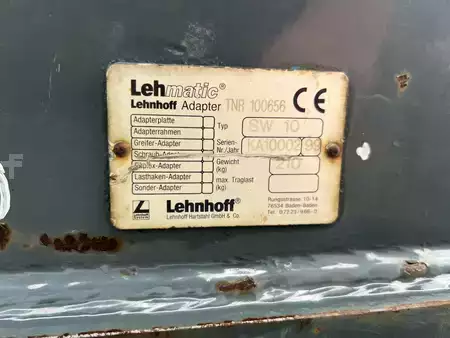 Přídavná zařízení 1999 Lehnhoff Lehnhoff MS10 Adapterplatte / MS10 Schraubadapter (13)