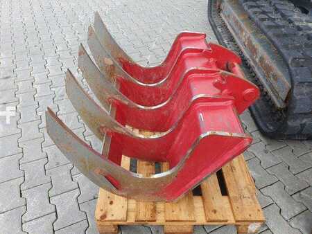 Minibagry 2014 Wacker 8003 / MS08 / nur 4.035h / 2014 / Löffelpaket (14)