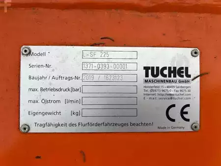 Ostatní 2019 Tuchel L-SF 225 Schneeschild / 2.250 mm / 2019 (19)