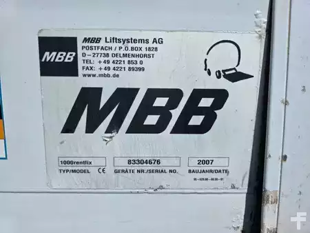 Muut 2007 Mercedes-Benz Atego 816 LBW MBB 1.000kg (17)