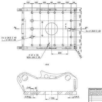 Övrigt 0 OilQuick OQ65 Adapterplatte für Westtech & mehr (10)