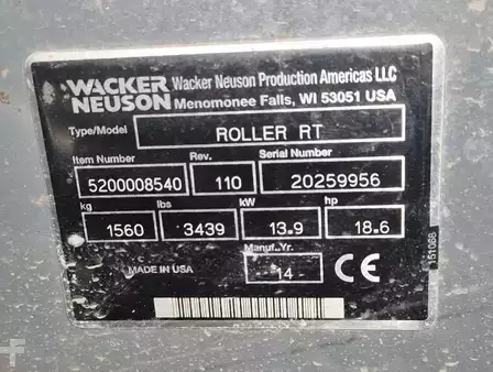 Ostatní 2014 Wacker Neuson RT 56 SC2 Grabenwalze / Funk / 552h / 2014 (19)