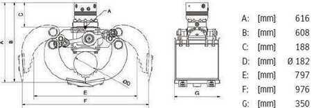 DMS SG3535 Grabgreifer Sortiergreifer / NEU