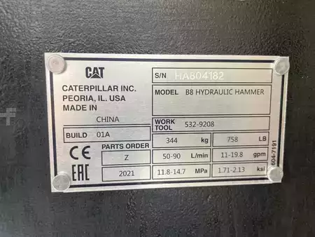 Anbauteile 2021 Caterpillar B8 Hydraulikhammer CW10 / Hammer / 6 – 9 to / 2021 (13)