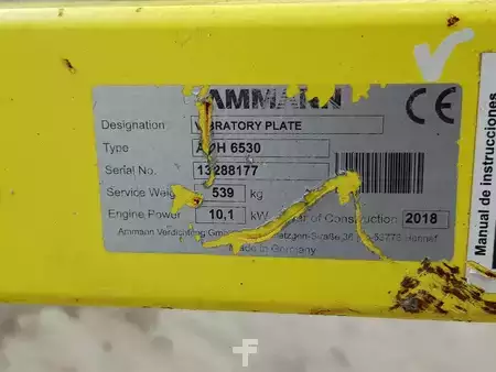 Ostatní 2018 Ammann APH 6530 Rüttelplatte / 539kg / 2018 / Diesel (9)