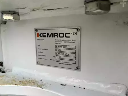 Příkopové frézy 2020 [div] KEMROC EXR 60 HD Flächenfräse / Asphaltfräse MS10 (15)