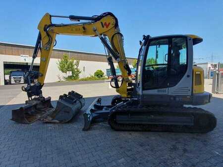 Minibagry 2022 Wacker ET90 / HS08 / nur 1.244h! / Greifer/ Löffelpaket (6)