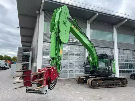 Mobilbagger 2021 Hitachi ZX225USLC-6 / 1.690h / OQ65 / Greifersäge (12)
