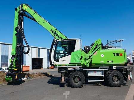 Excavadoras de ruedas 2021 Sennebogen 718 / inkl. Albach Fällzange / nur 640h! (4)