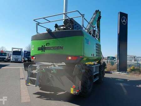 Excavadoras de ruedas 2021 Sennebogen 718 / inkl. Albach Fällzange / nur 640h! (7)