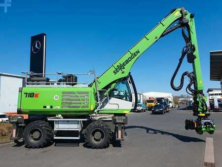 Excavadoras de ruedas 2021 Sennebogen 718 / inkl. Albach Fällzange / nur 640h! (8)