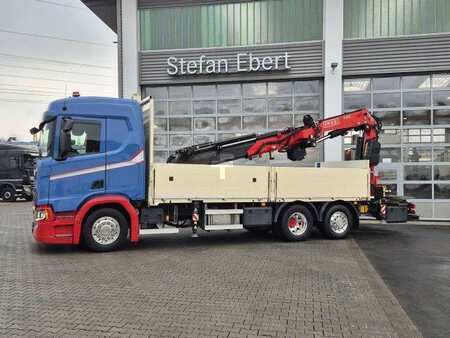 Scania R 450 6x2 Kran Fassi 295 JIB Seilwinde Funk