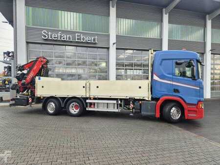 Scania R 450 6x2 Kran Fassi 295 JIB Seilwinde Funk