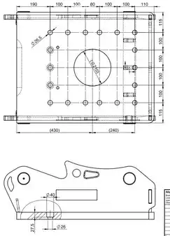 Vedlegg 0 OilQuick OQ70/55 Adapterplatte für Westtech NEU (13)